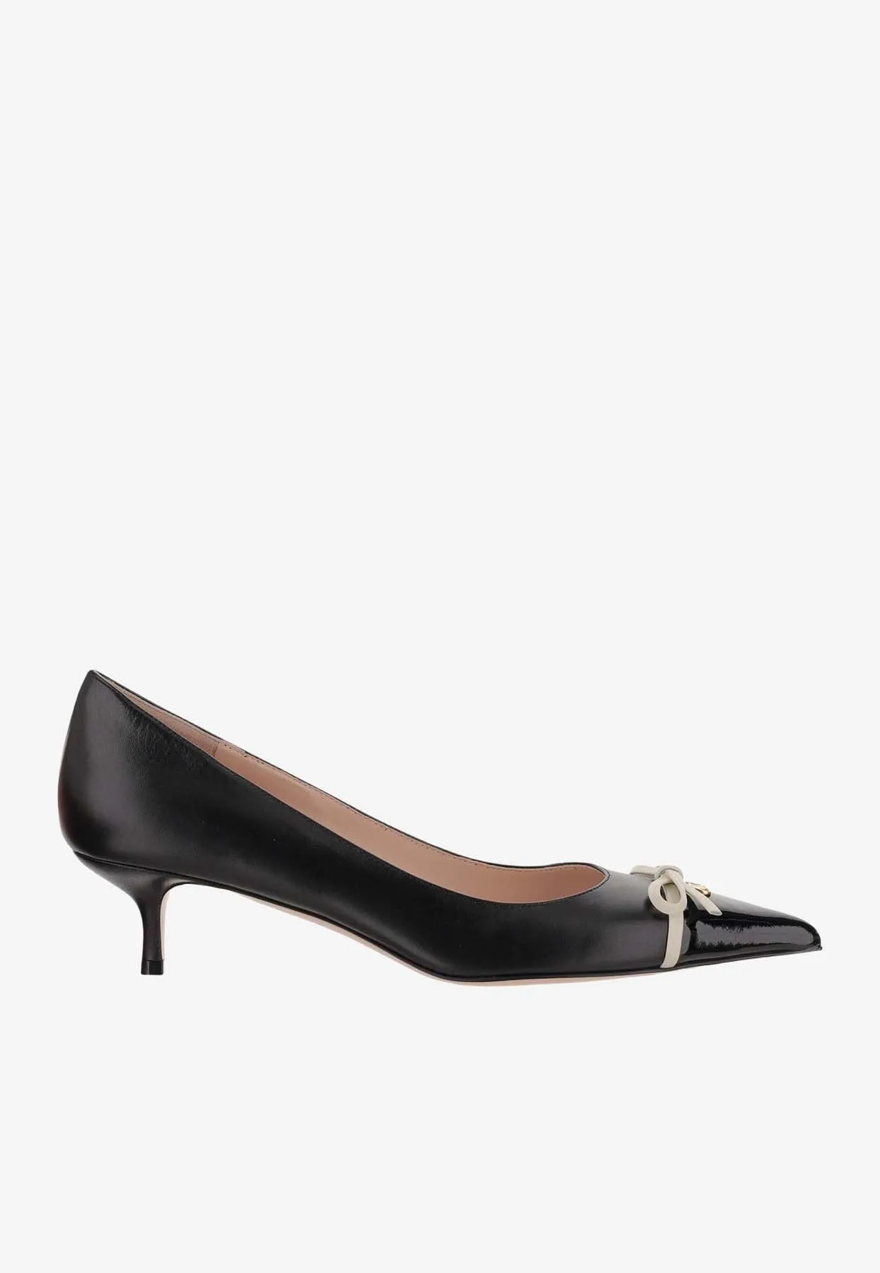 45 VLogo Signature Leather Pumps