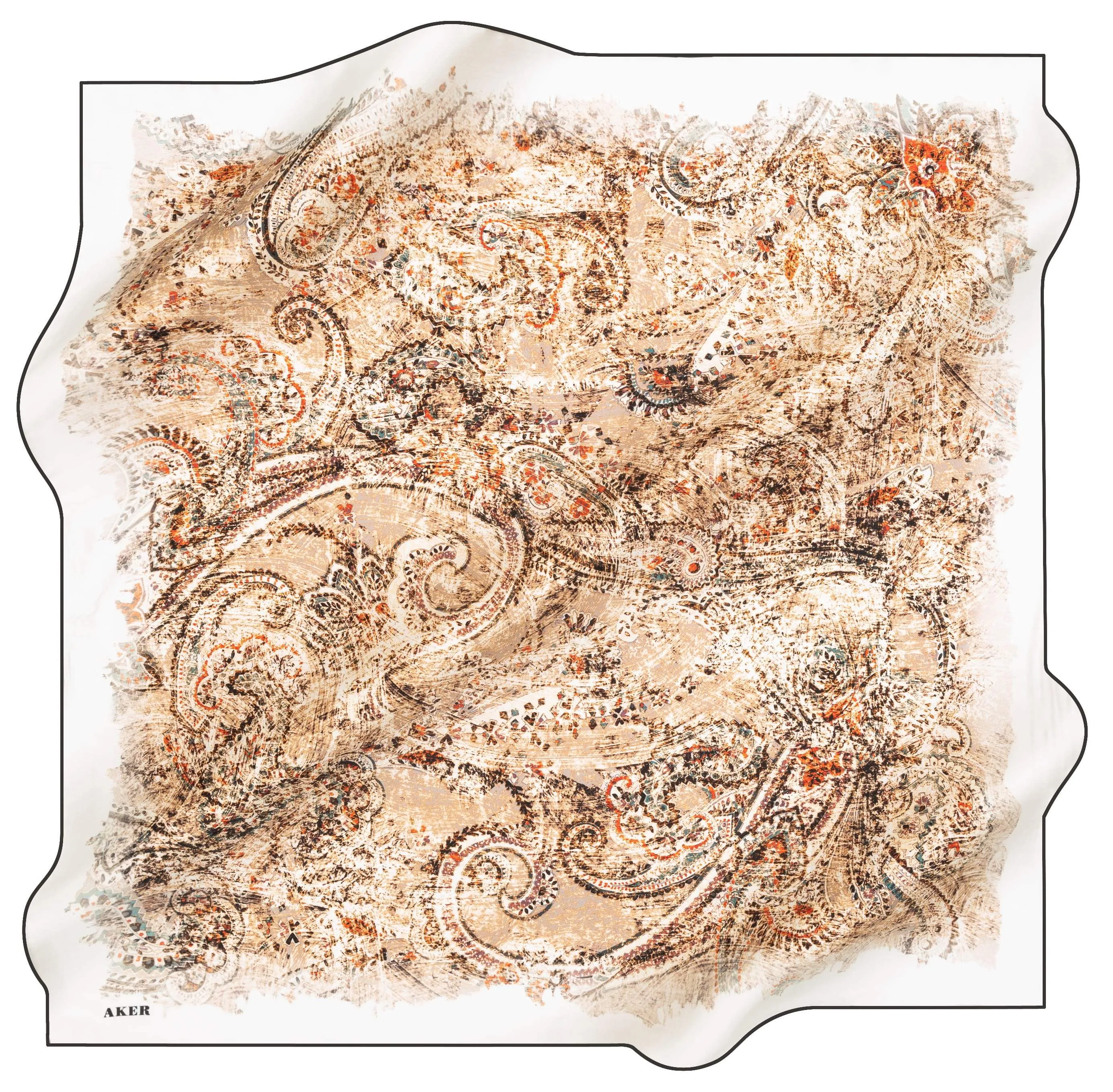 Aker Paisley Women Silk Scarf No. 14