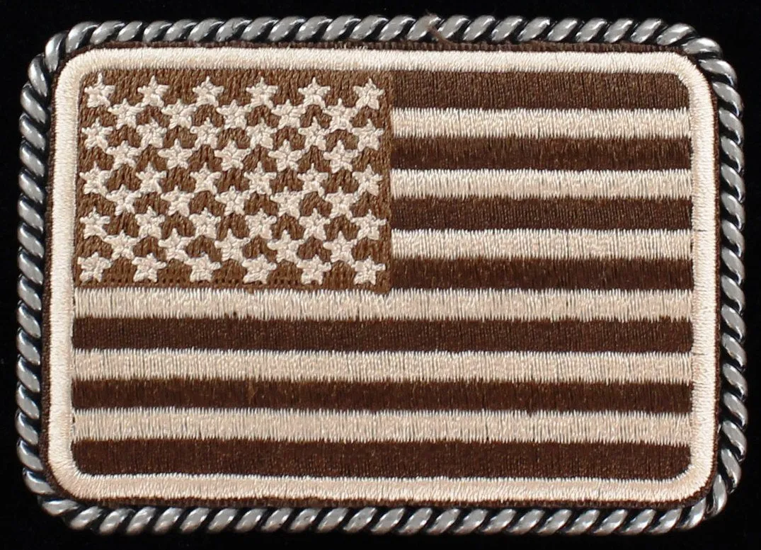 American Flag Belt Buckle by Ariat