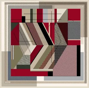 Armine Bursa Abstract Silk Scarf No.33