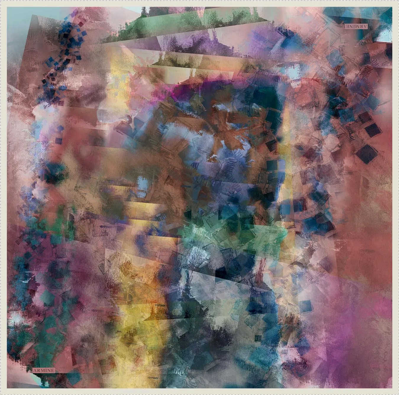 Armine Columbia Colourful Silk Scarf No. 87
