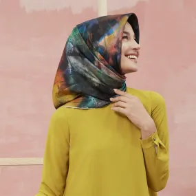 Armine Columbia Colourful Silk Scarf No. 87