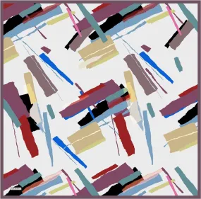 Armine Confetti Chic Silk Scarf No 54