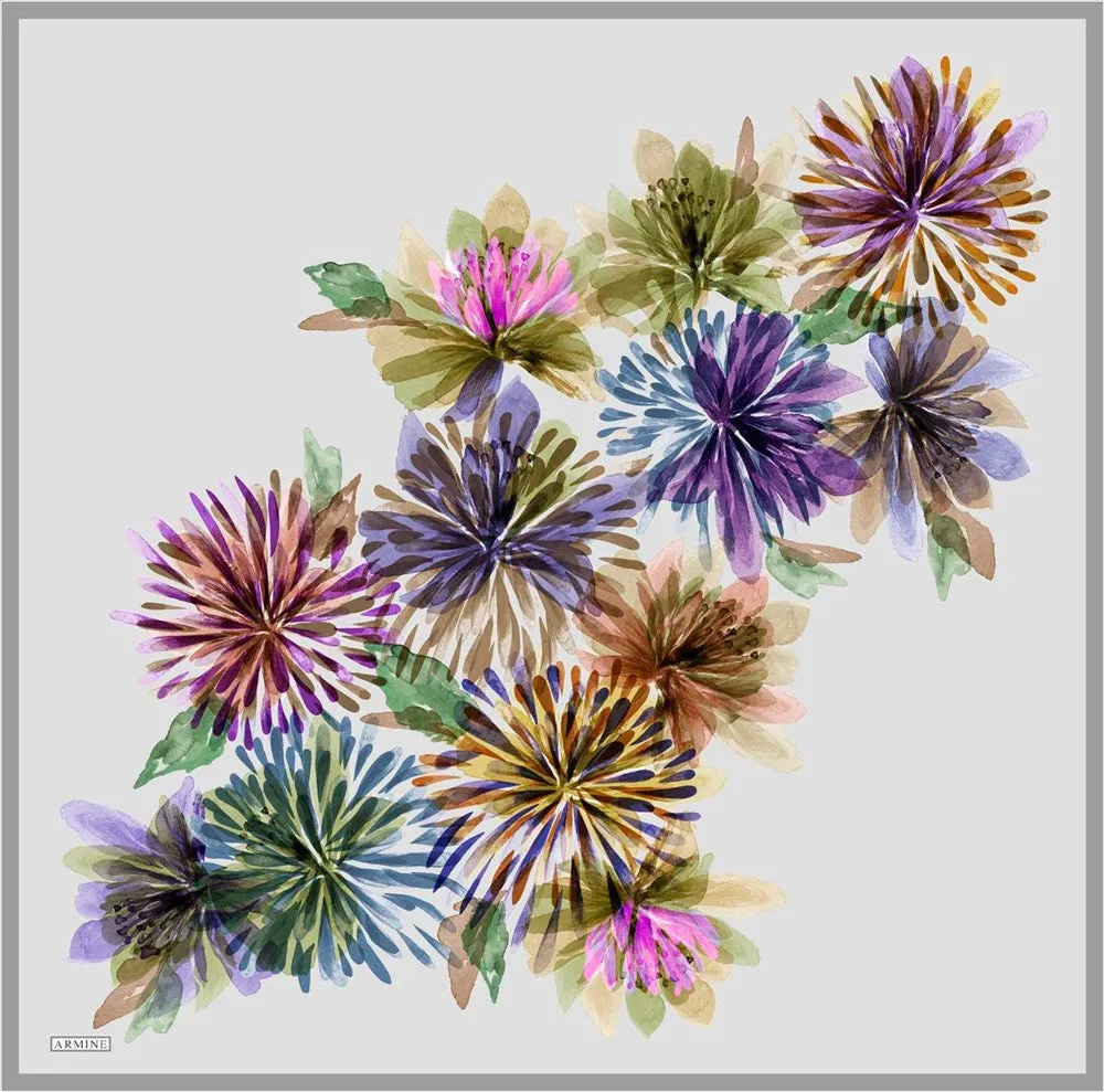 Armine Daisy Women Silk Scarf No 34