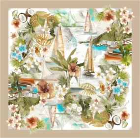 Armine Tropical Dream Silk Scarf No 8