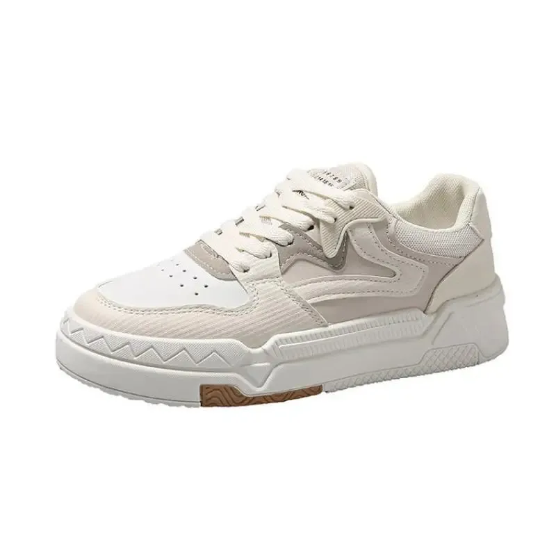 binfenxie  -  Brand Leather Women's Sneakers White Platform Woman Sports Sneakers Female Vulcanized Shoes Sneakers Casual Ladies Trainers
