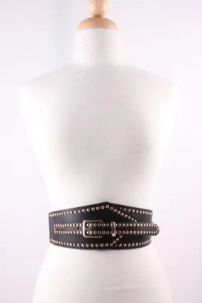 Boho Studded Belt in Black