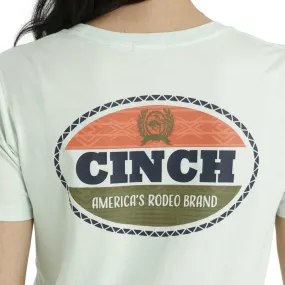 Cinch Women's American Rodeo Brand T-Shirt in Light Blue