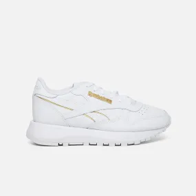 Classic Leather Sp White/Gold Met./White