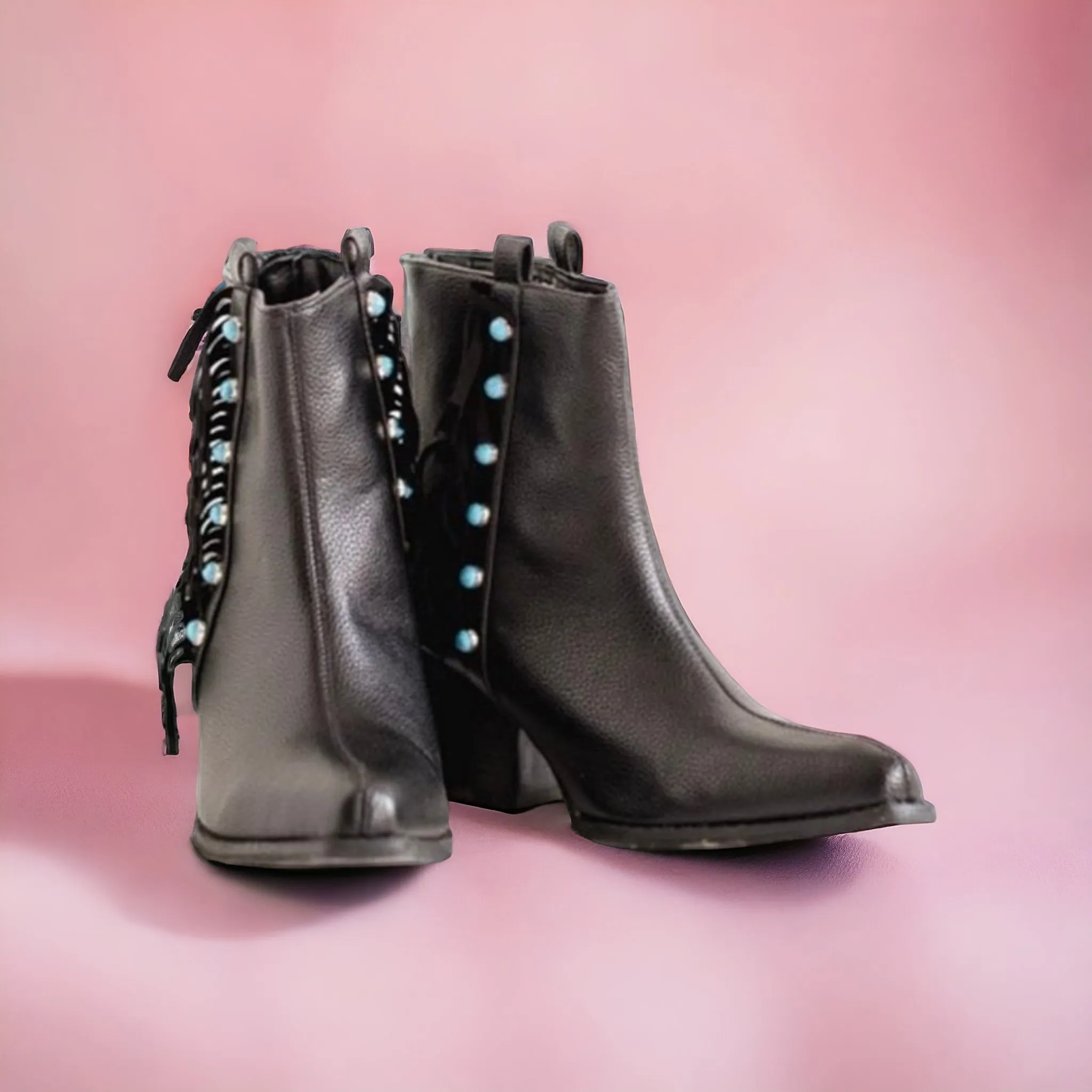 Crazy Train Boujee Western Fringe Boots