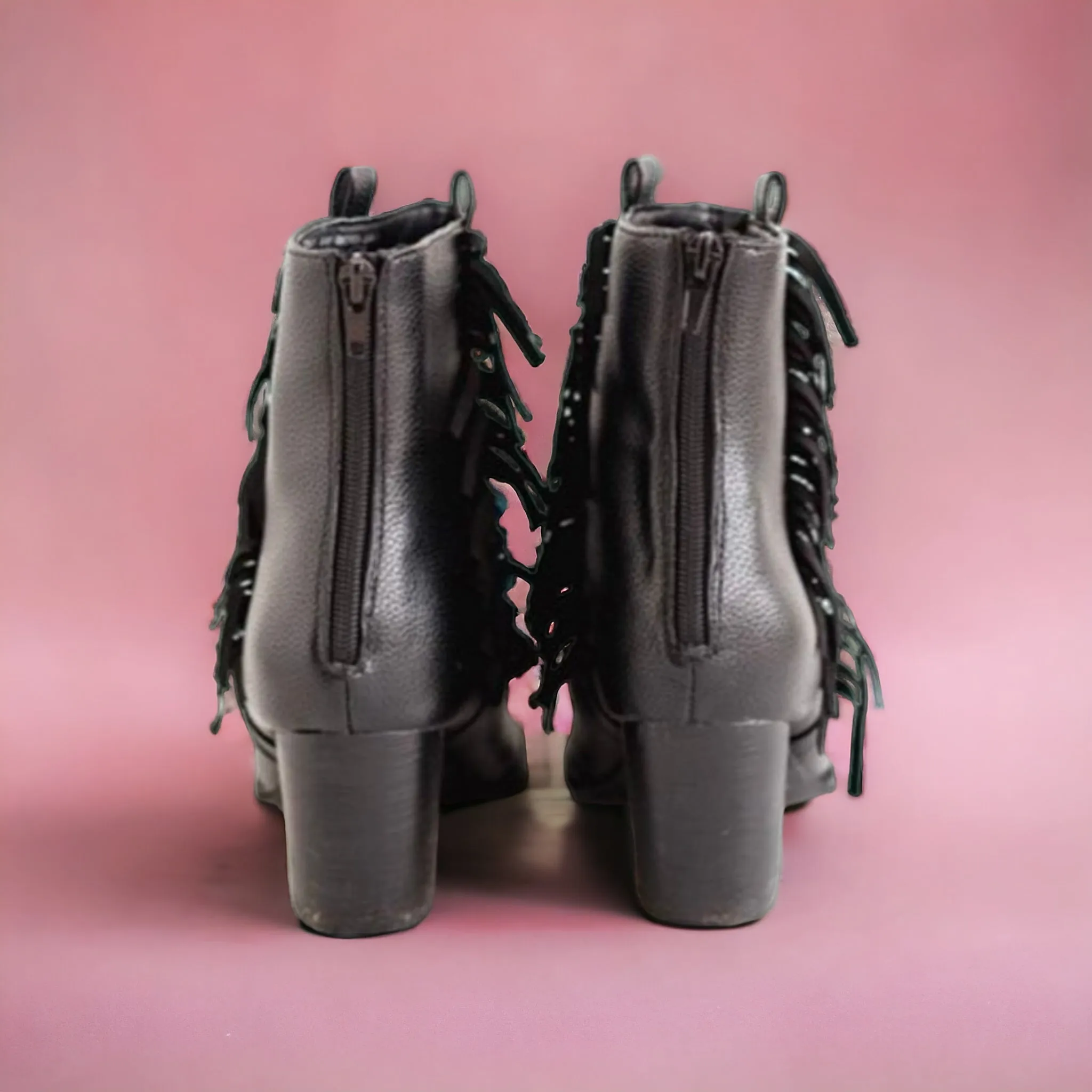 Crazy Train Boujee Western Fringe Boots