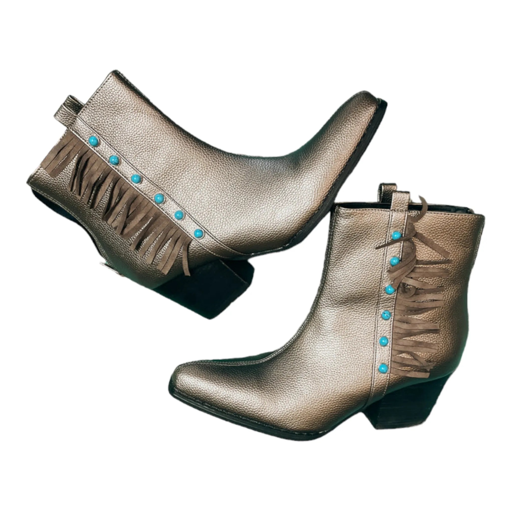 Crazy Train Boujee Western Fringe Boots