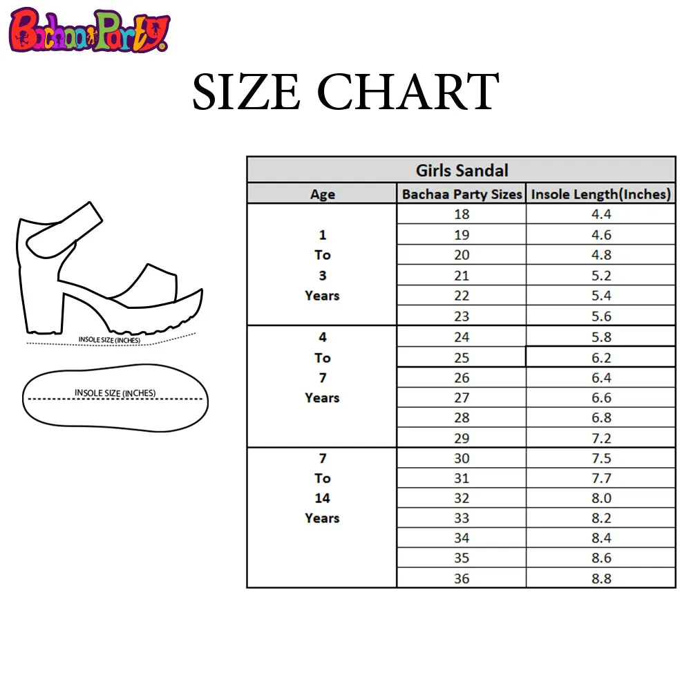 Girls Sandal Heels SD-14-BLACK