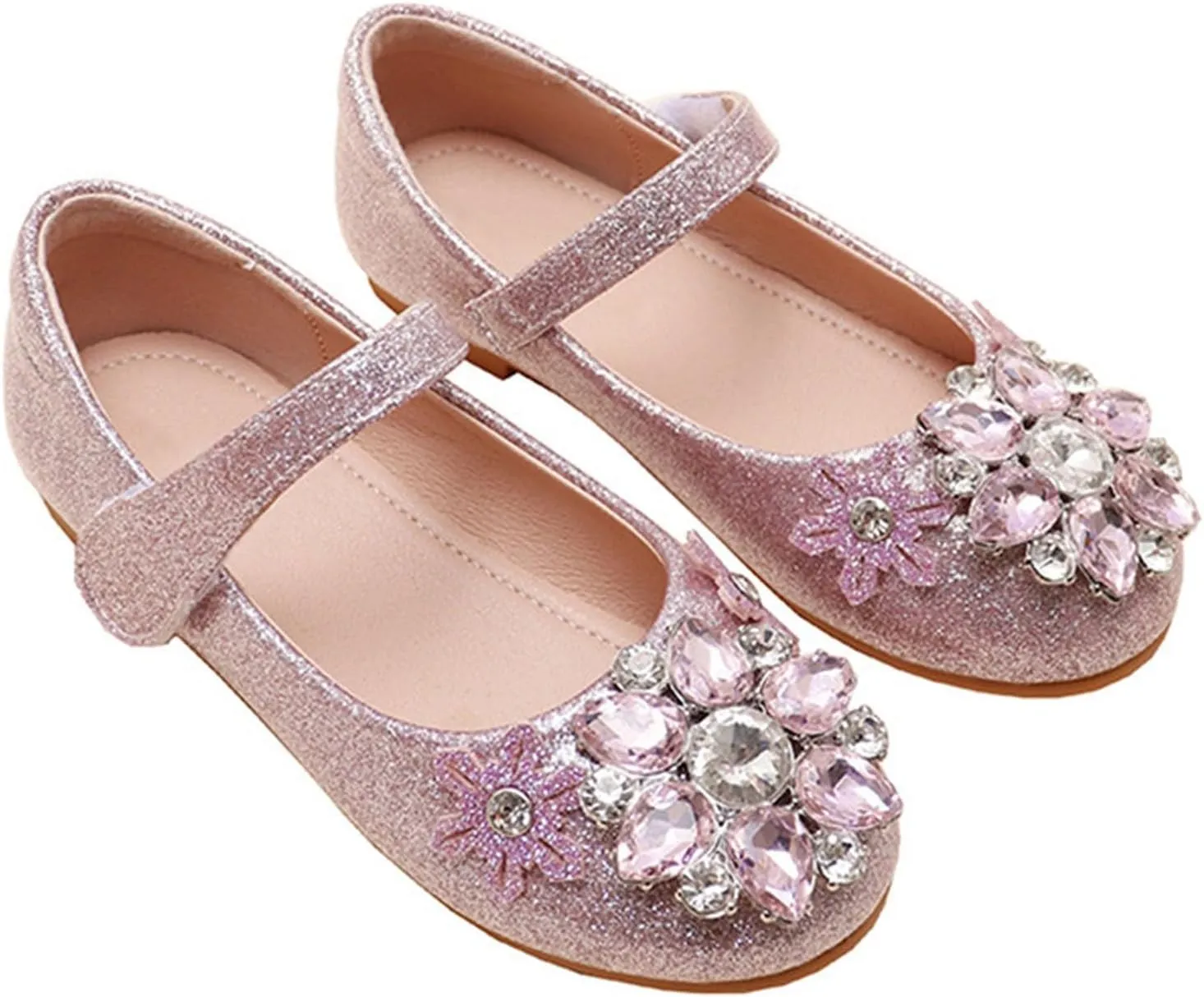 Girls' Sneakers Princess Shoes Comfortable Soft Little Girls Flat Single Shoes Fashion Women's High Tops Heels for Girls