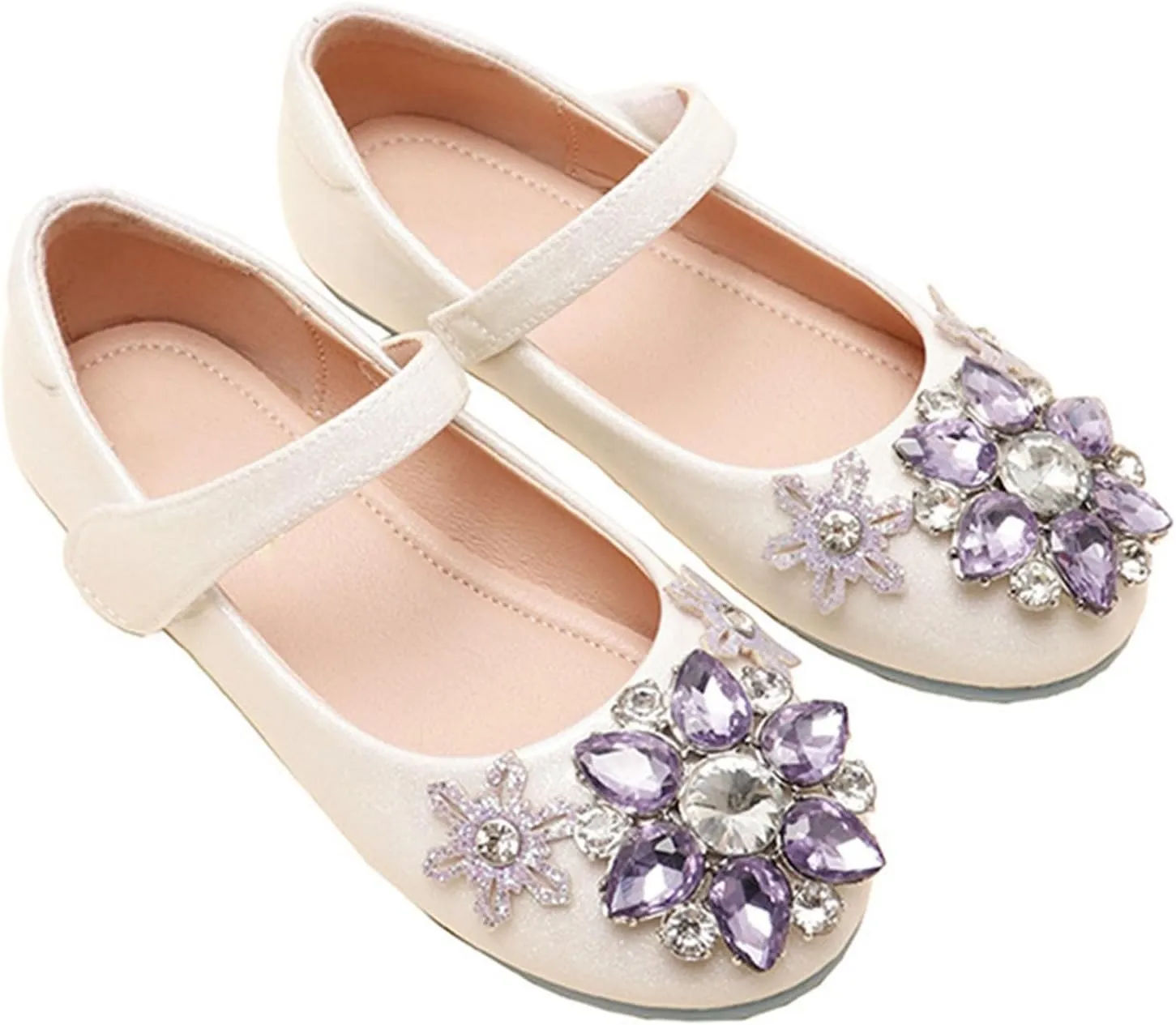Girls' Sneakers Princess Shoes Comfortable Soft Little Girls Flat Single Shoes Fashion Women's High Tops Heels for Girls
