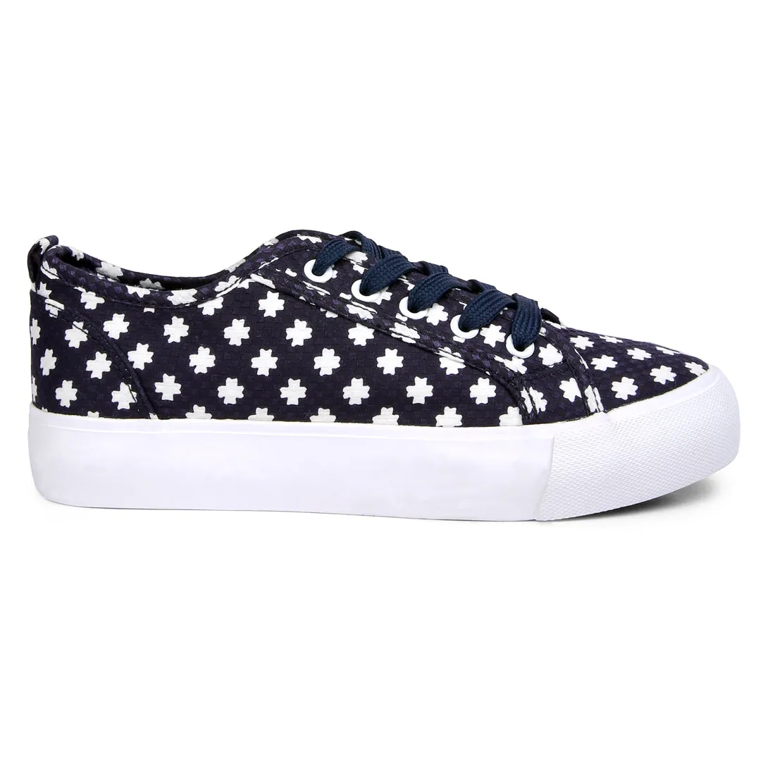 Glam Doll Knitted Sliver Platform Sneakers
