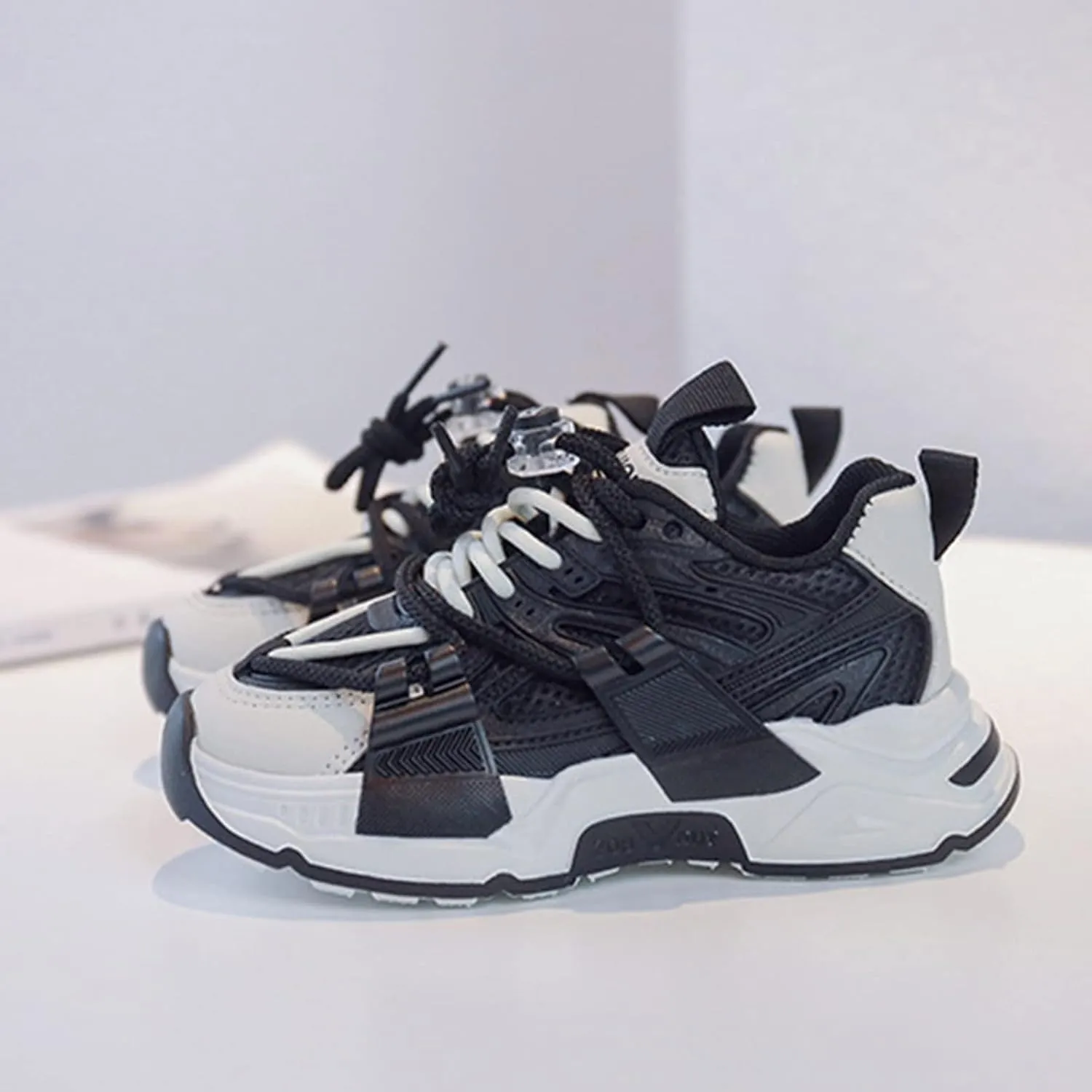 Kids Casual Mesh Sneakers Toddler Girls Boys Breathable Comfort Walking Non Slip Slip On Sports Athletic Shoes