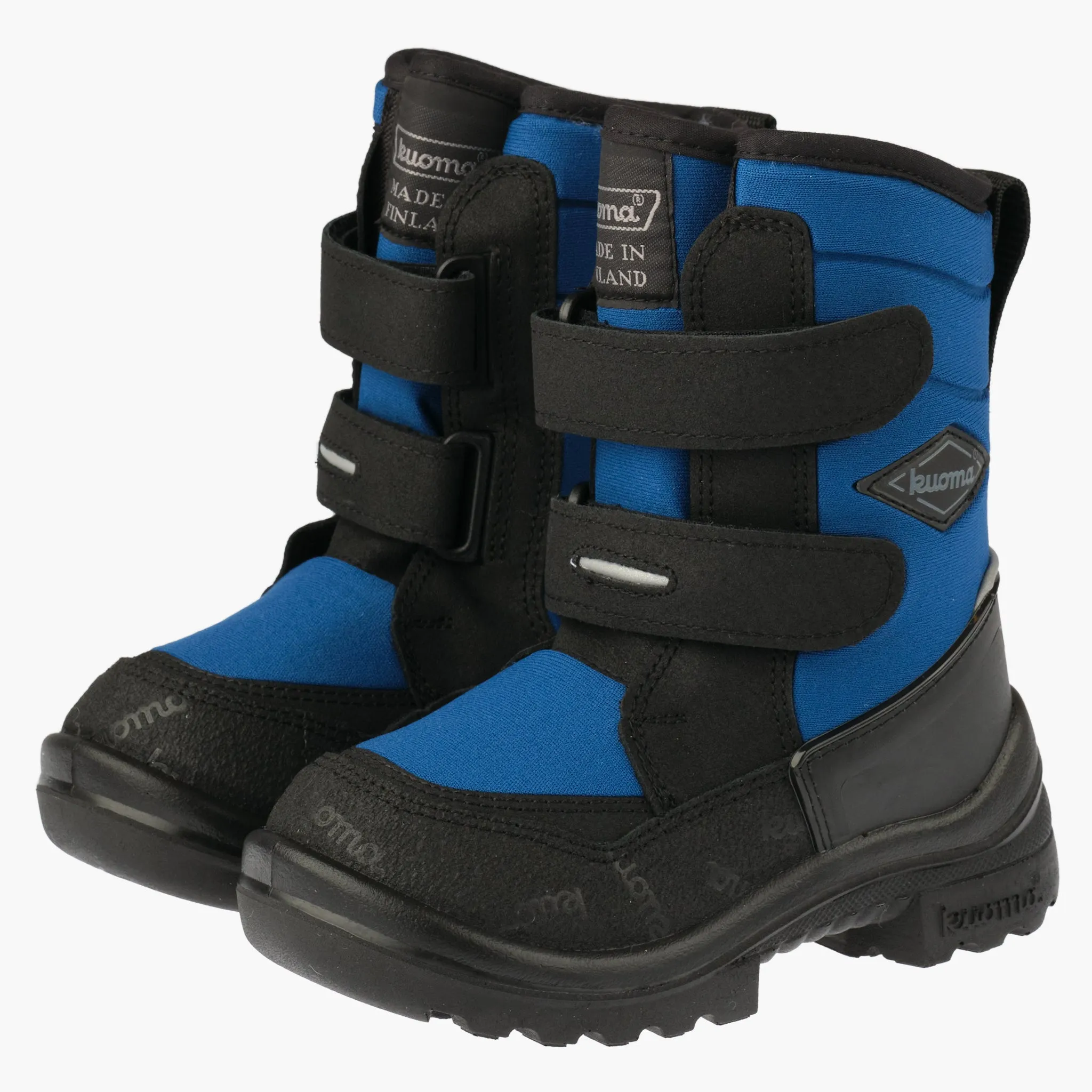 Kids´ winter boots with strap closure Crosser, Sky Blue