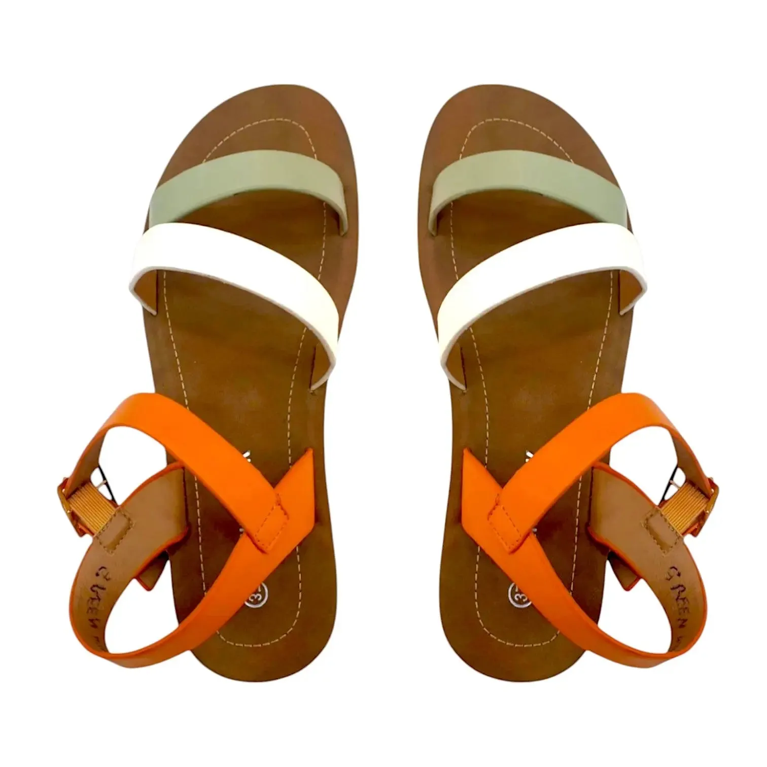 Magic Stick Strappy Flat Sandals