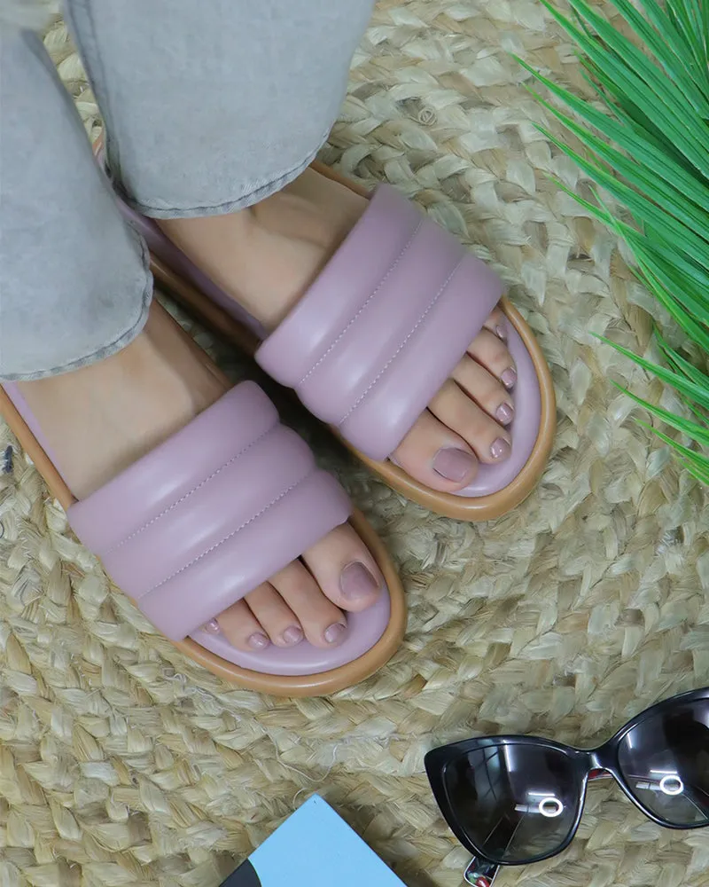 Mauve Snuggle Slides