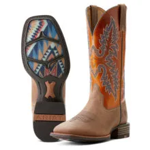 Men's Ariat Hudson Light Tan Marigold Western Boots - 10053740