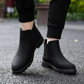 Men's Casual Genuine Leather Ankle Boots