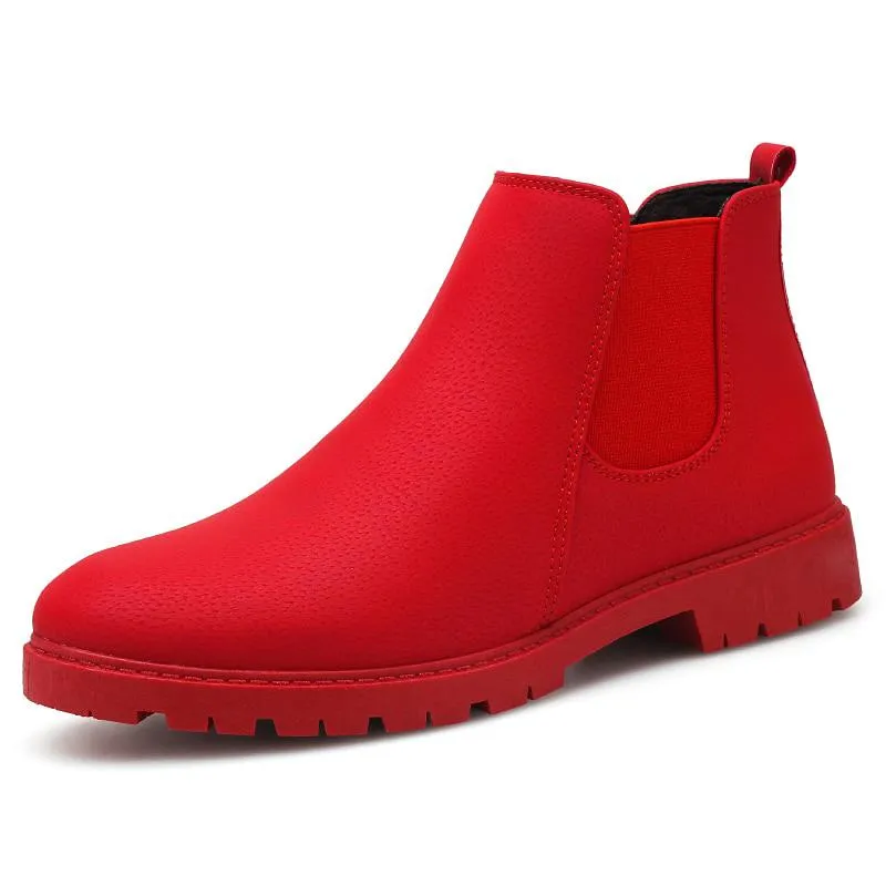 Men's Casual Genuine Leather Ankle Boots