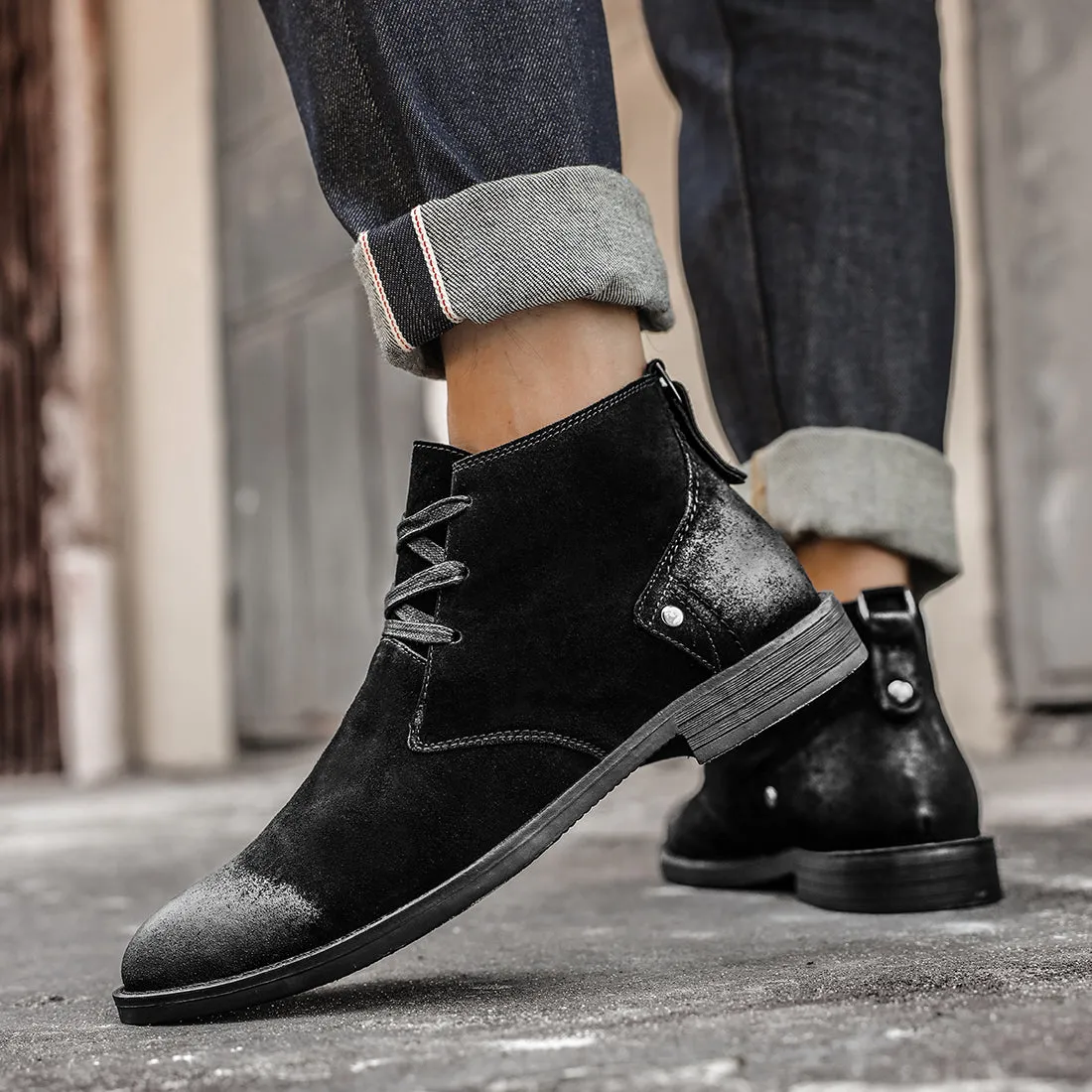 Men's Nubuck Casual Dress Boots