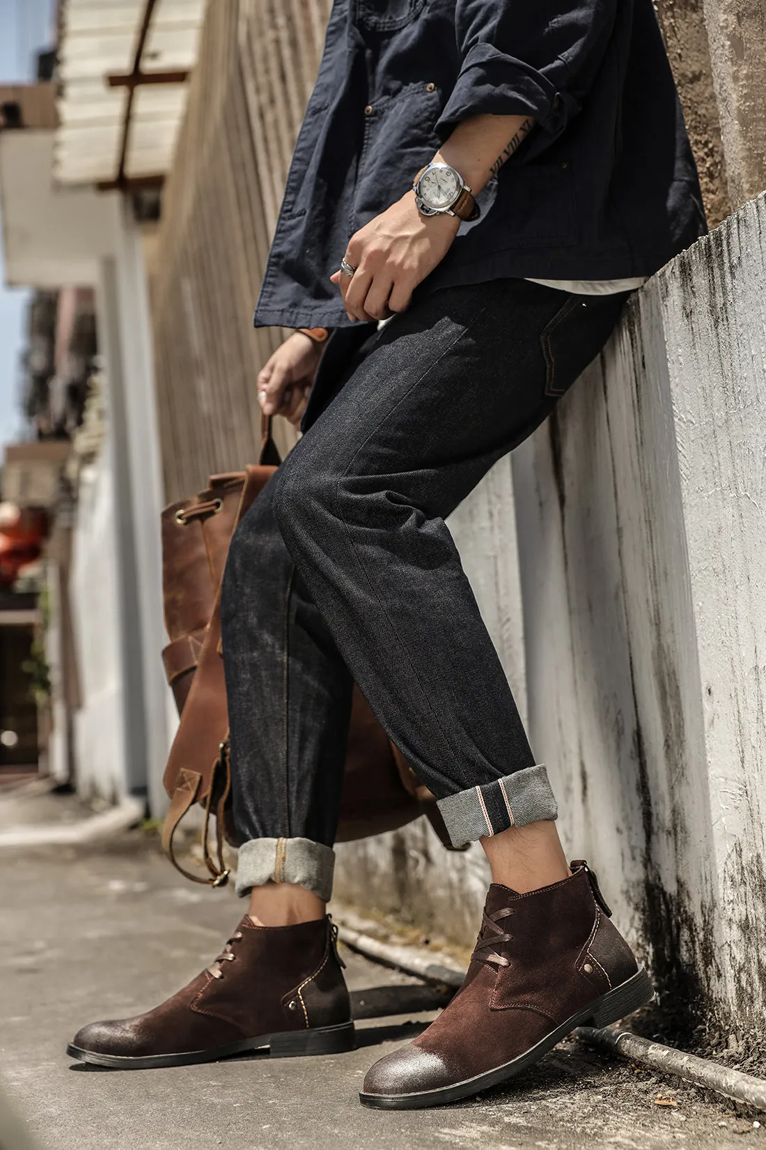 Men's Nubuck Casual Dress Boots