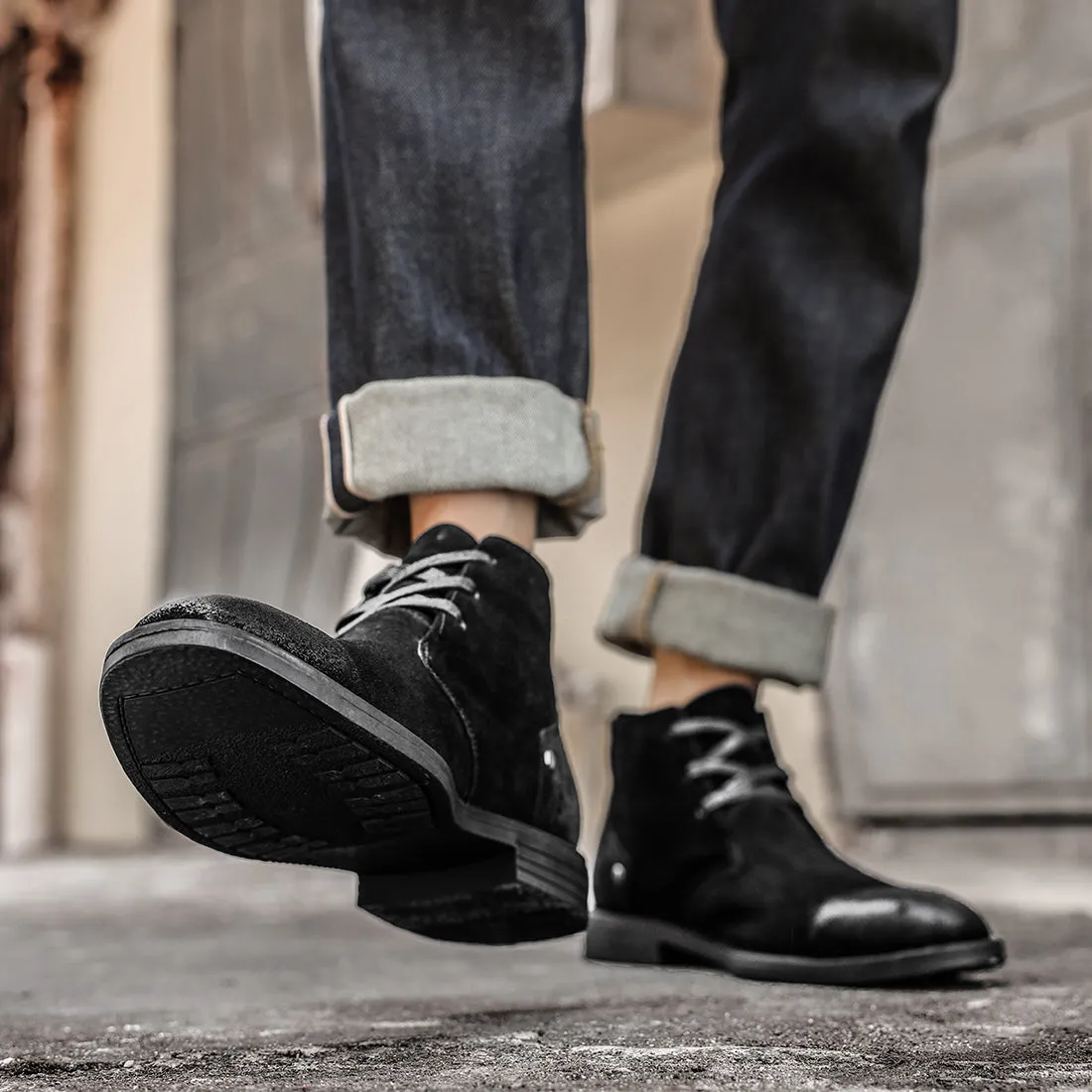 Men's Nubuck Casual Dress Boots