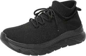 Mens Oxfords Lace-Up Lightweight Casual Walking Shoes Womens Tennis Shoes Flat Feet Men's Casual Dress Shoes Black Platform Sneaker Slip On Tennis Shoe Cross Trainer Shoe