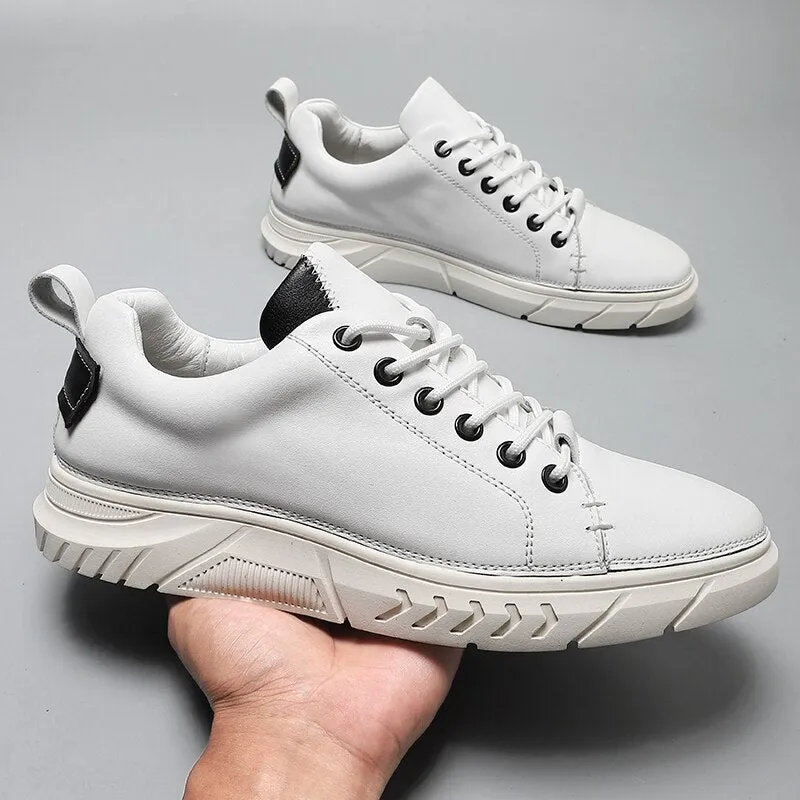 Men's Sneaker Shoes Casual Sports Walking White Shoes Comfortable and Elegant Fashion Tenis Shoes Spring Autumn Outdoor Shoes