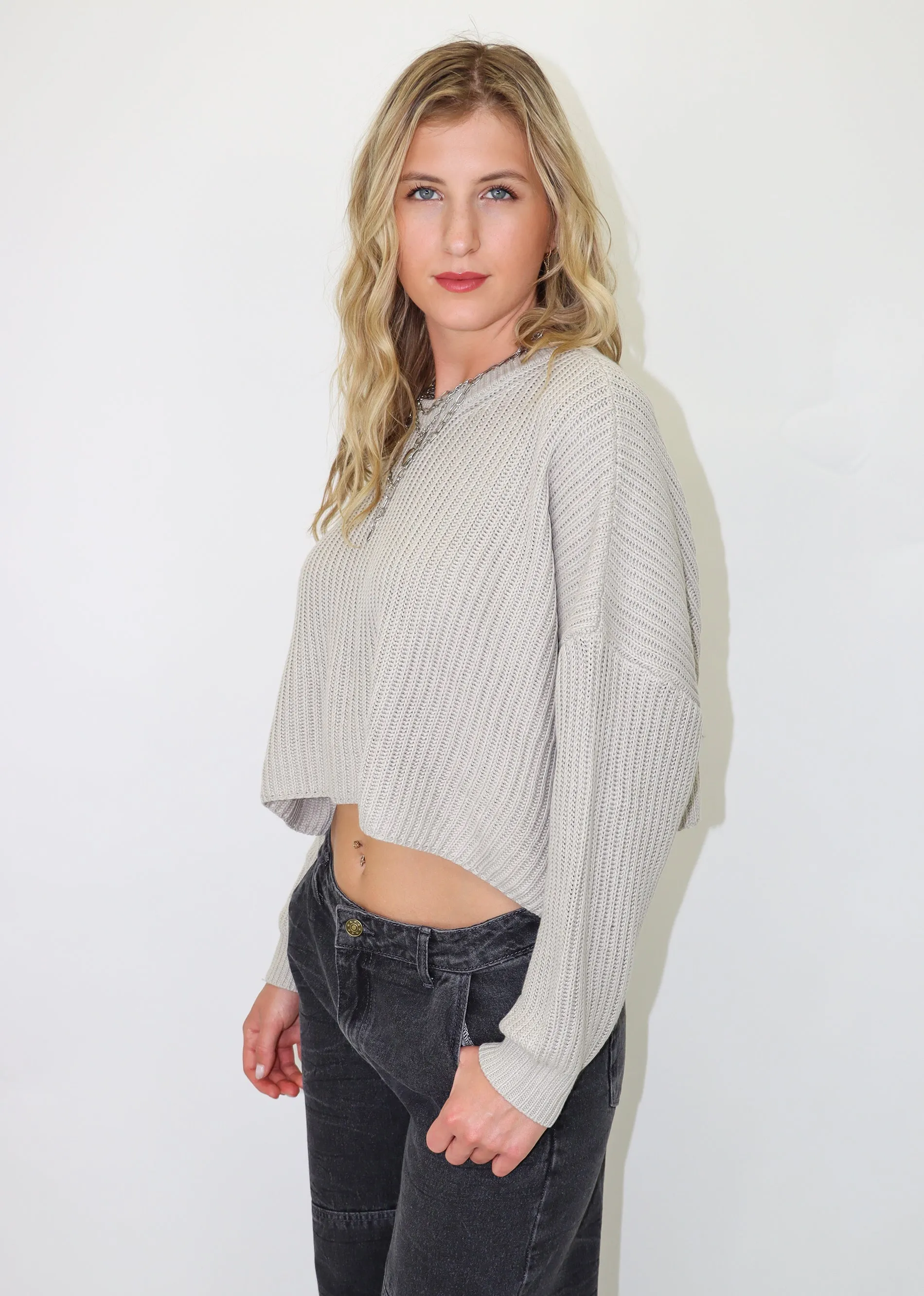 No Secret Sweater ★ Taupe