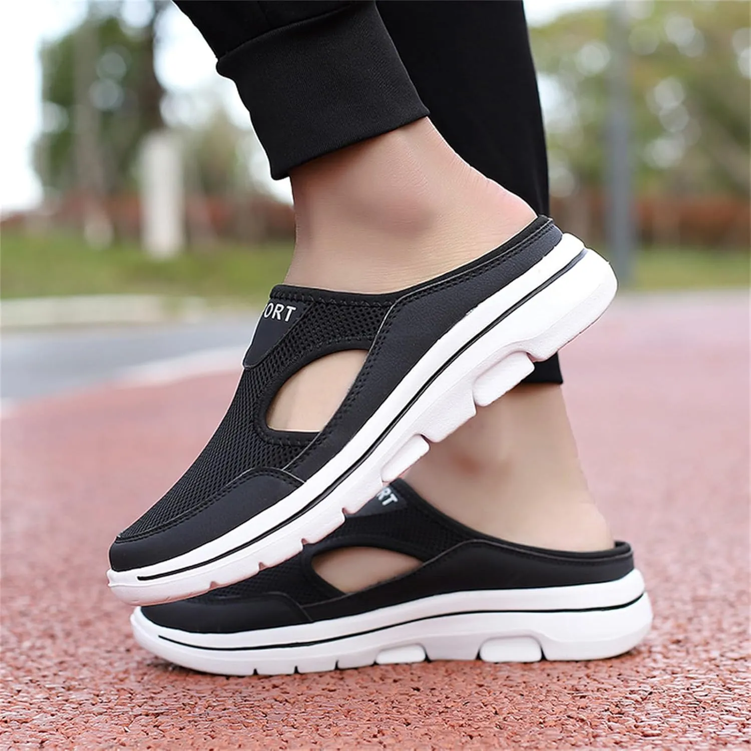 Orthopedic Sandals for Women Comfort Breathable Mesh Slippers Closed Toe Slides Sandal Lightweight Sport Shoes