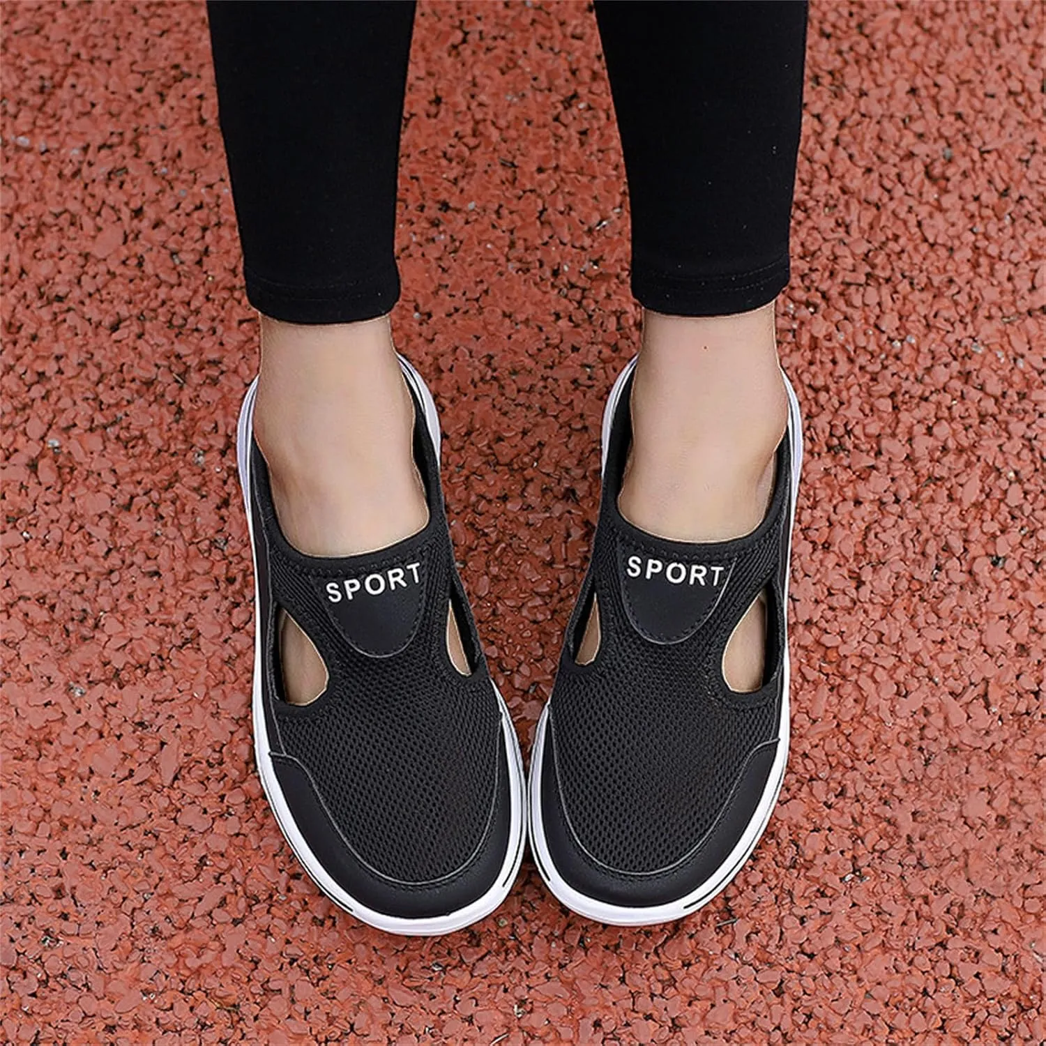 Orthopedic Sandals for Women Comfort Breathable Mesh Slippers Closed Toe Slides Sandal Lightweight Sport Shoes