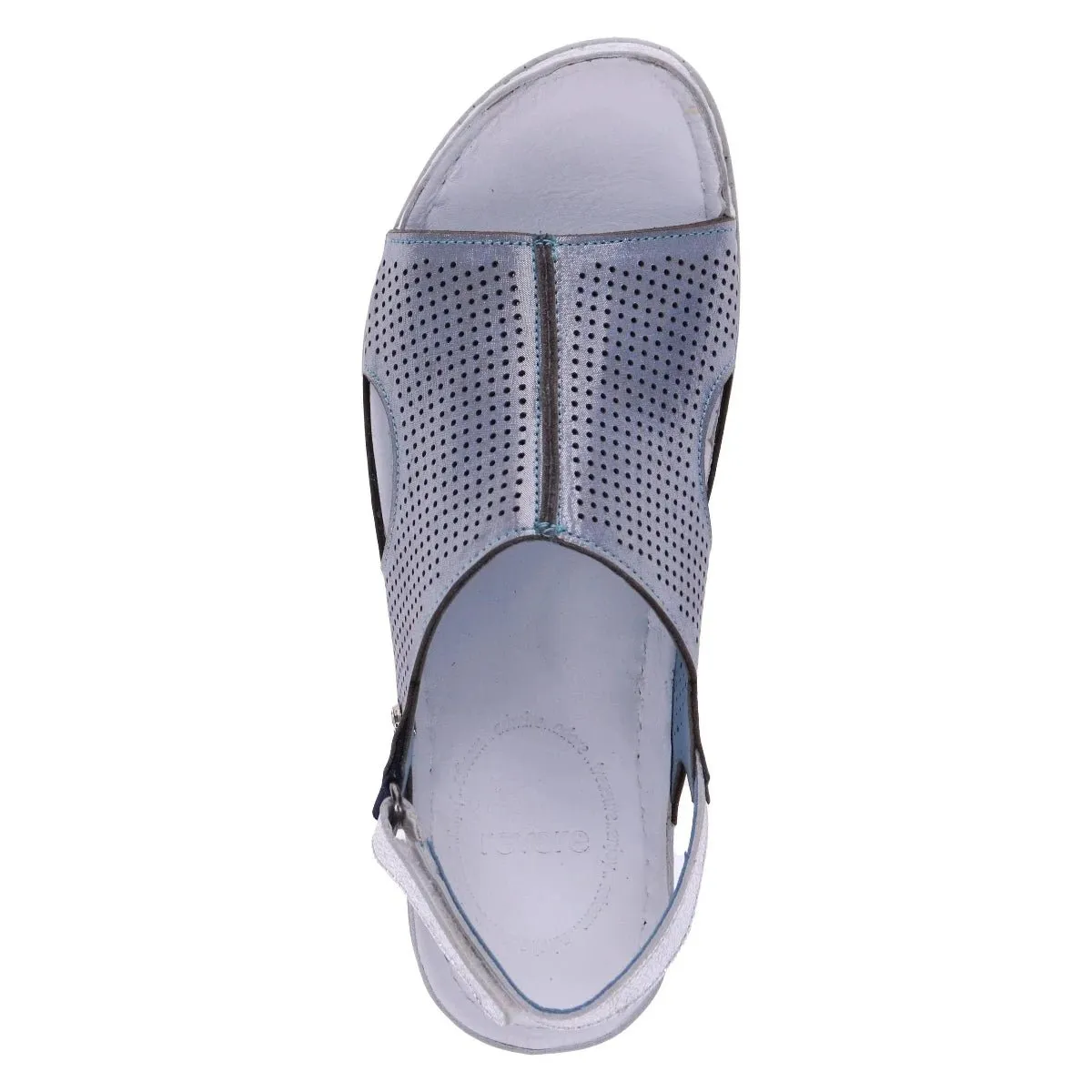 Revere Tivoli Women's Back Strap Sandals In Blue