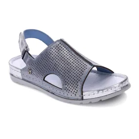 Revere Tivoli Women's Back Strap Sandals In Blue