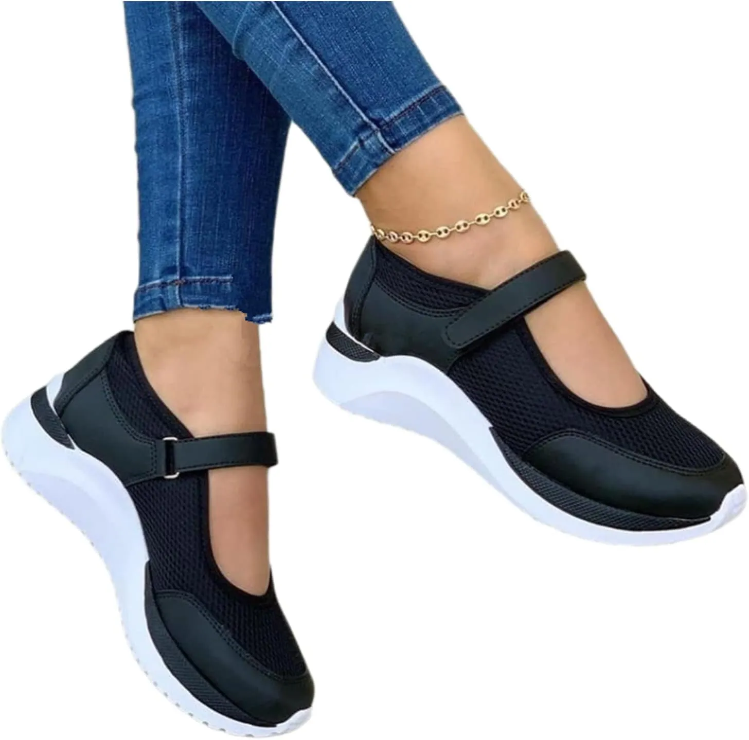 Shoes For Women Flats Comfortable Arch Support Women's Slip On Loafers Comfortable & Lightweight Ladies Canvas Shoes Fashion Dressy Casual Summer Cute Low Top Flats Walking Sneakers