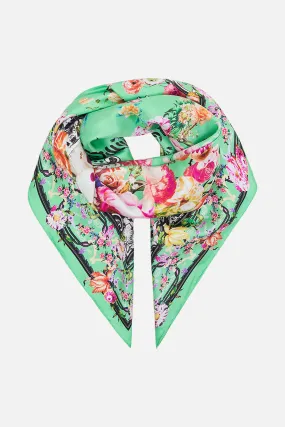 SILK SQUARE SCARF PORCELAIN DREAM