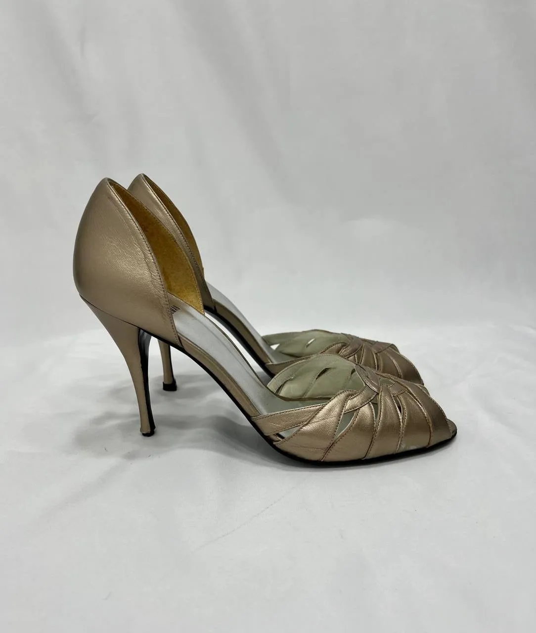 STUART WEITZMAN Gold Heels For Women