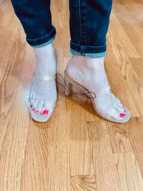 Tete Clear Vinyl heels