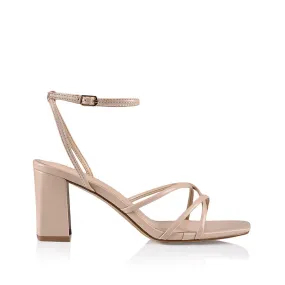 Verali Shoes - Nakita Block Heel Sandal (Nude Smooth)