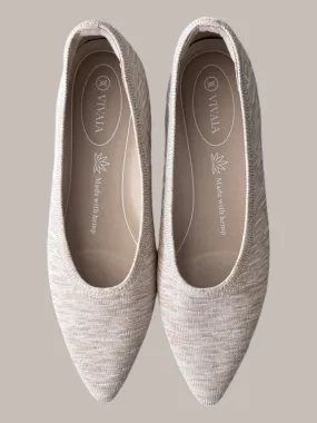 Vivaia Dapple Cream flat pumps 8.5 RRP R1,999
