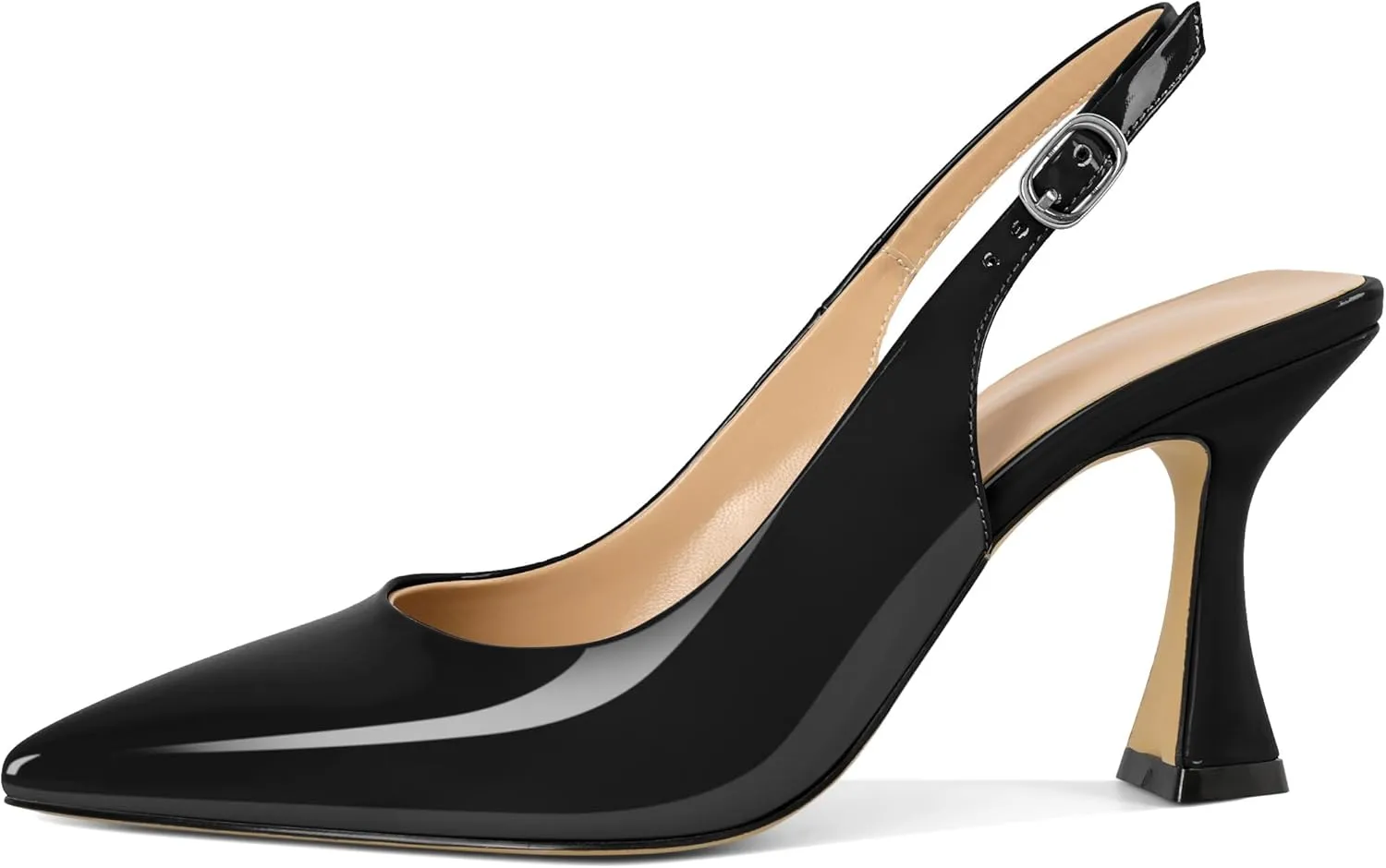 Women's High Heel Pumps Stiletto Heels for Women Slingback Heels Pointed Toe Heels Elegant 3.4 Inch Stiletto Pumps